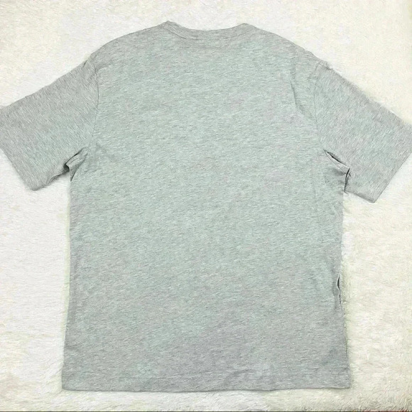 H&M Label Of Graded Goods NYC Logo Light Gray Crew Neck Cotton Blend Tee Size L - Picture 6 of 11